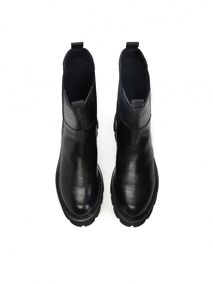 Czarne trzewiki damskie