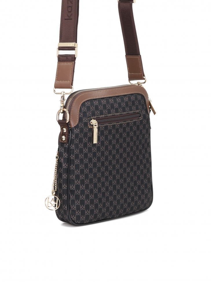 Tekstylna listonoszka damska w ciekawy wzór