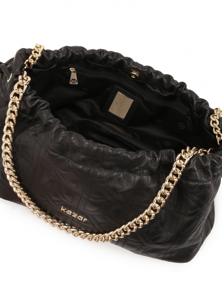 Torebka worek z łańcuchami na ramię