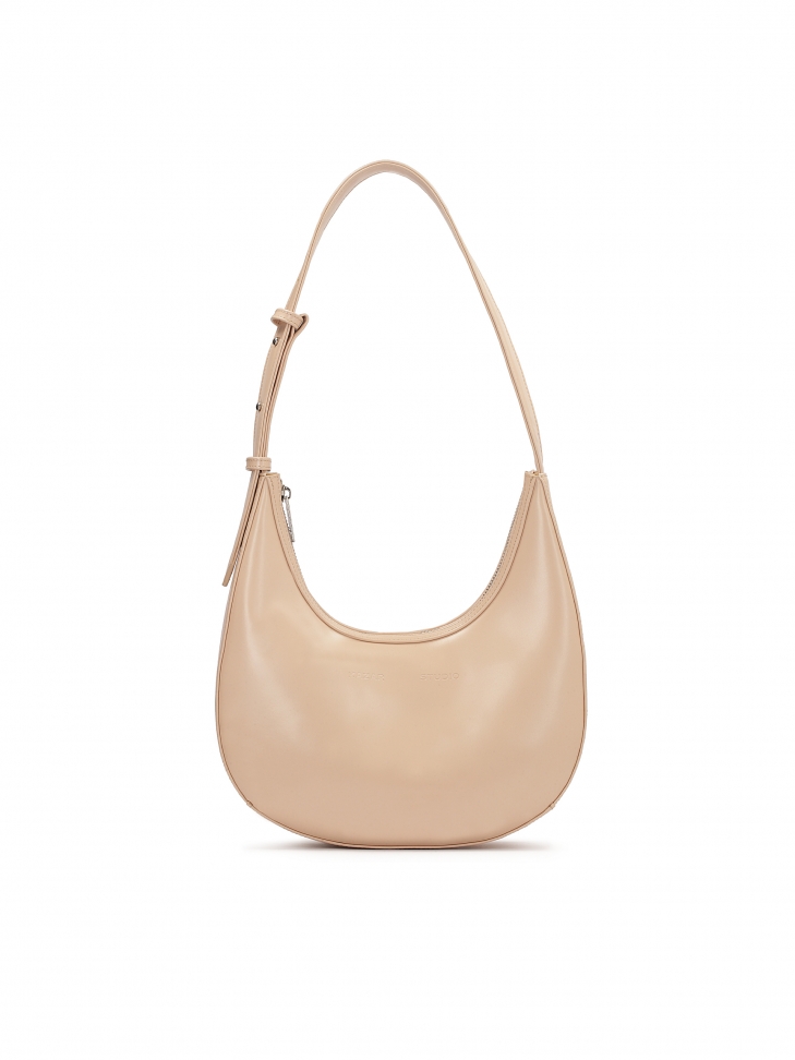 Beżowa torebka z uchwytem na ramię