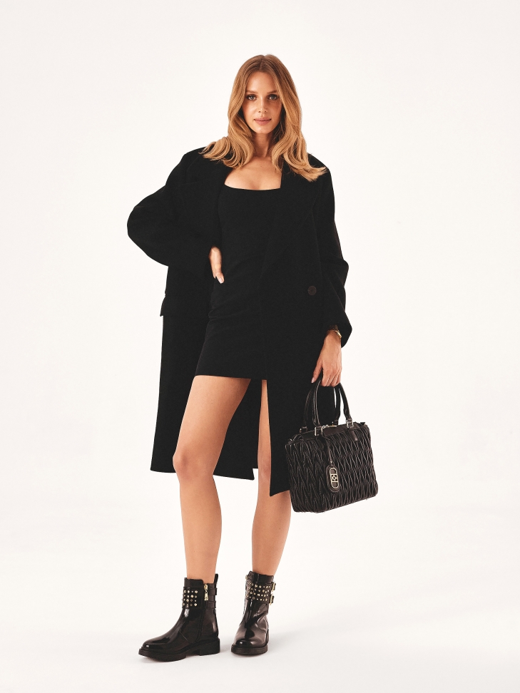 Elegancka torebka w pikowany finezyjny wzór