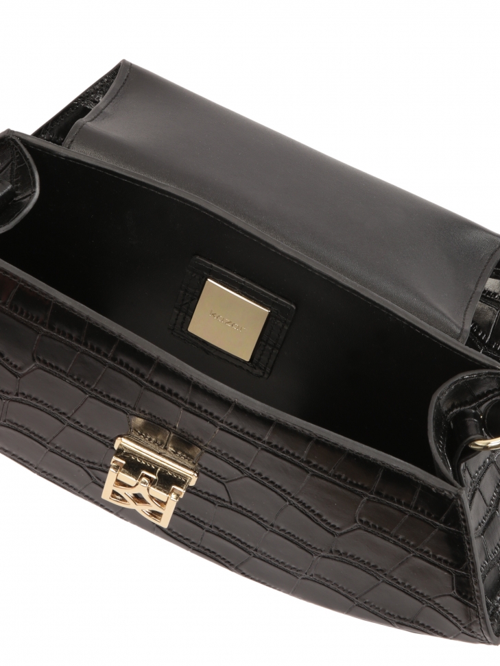 Sztywna torebka na ramię półksiężyc