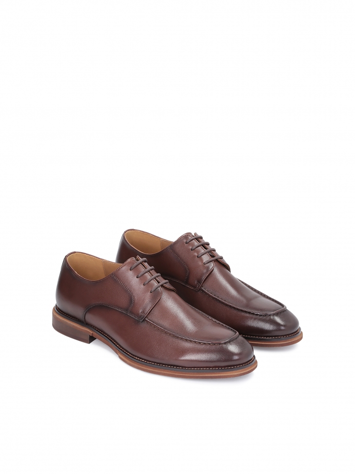 Brązowe półbuty męskie