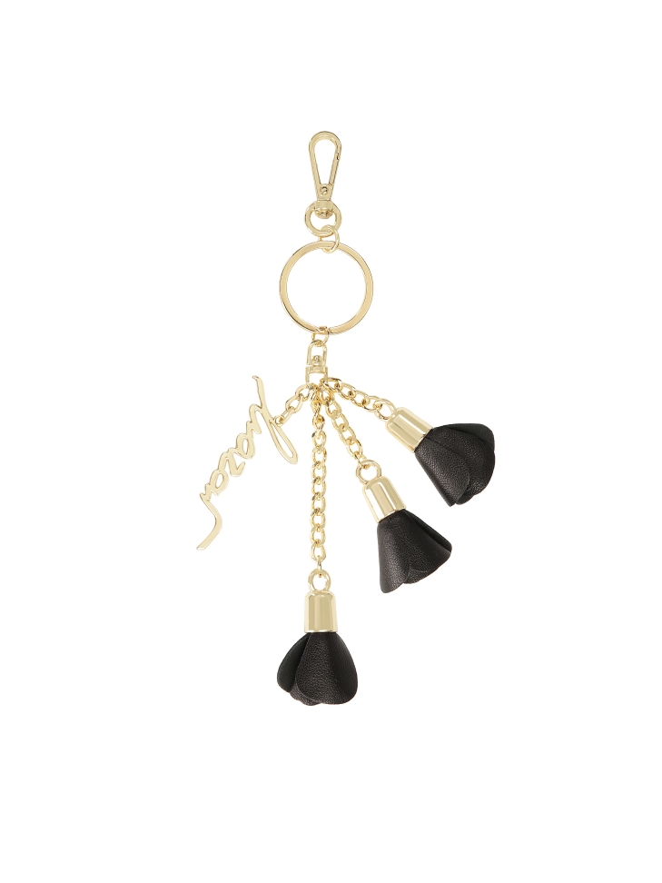 Brelok z kwiatami i logotypem