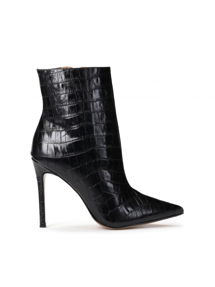 Czarne botki damskie