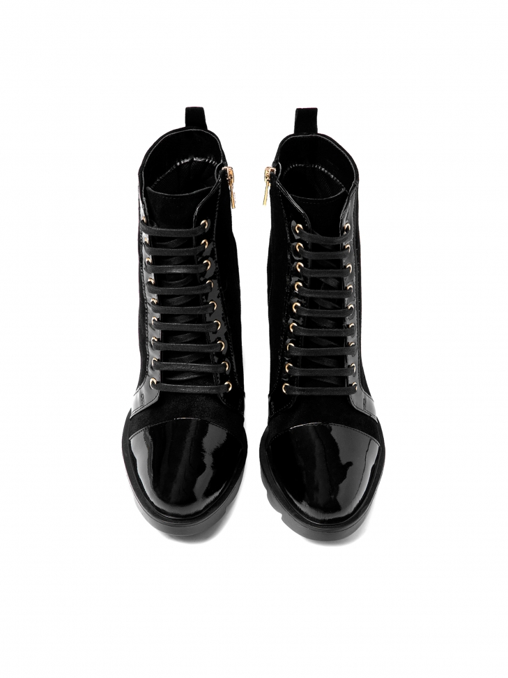 Czarne botki damskie