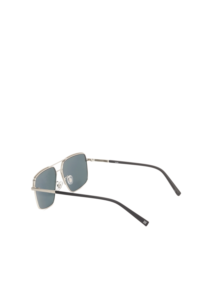 Okulary ze srebrną oprawką