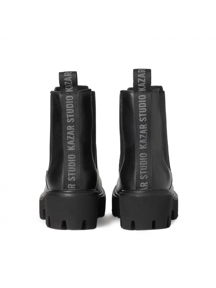 Czarne trzewiki damskie