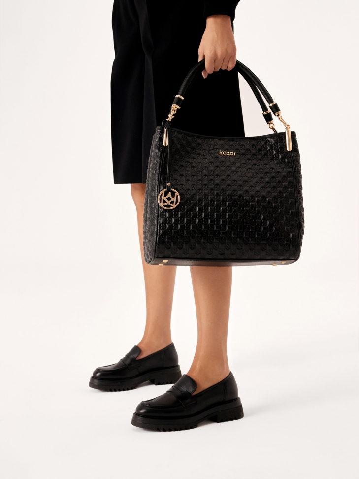 Skórzane półbuty na trepowej podeszwie