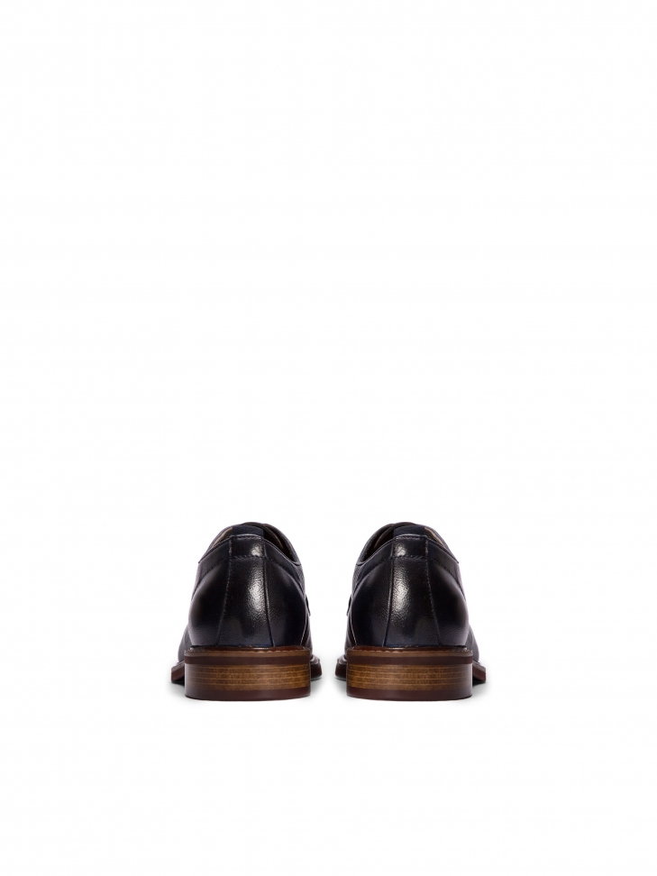 Granatowe półbuty męskie