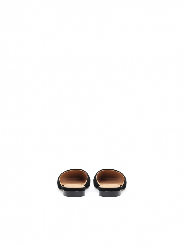 Czarne klapki damskie