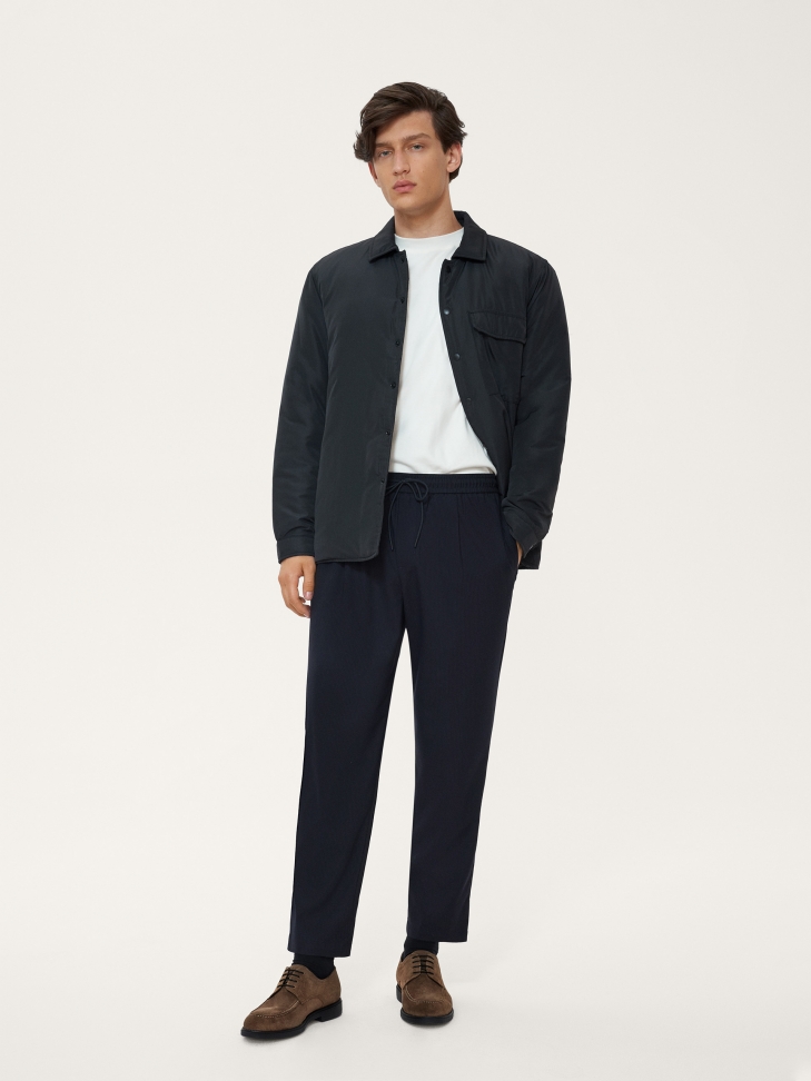 Casualowe półbuty męskie z zamszu