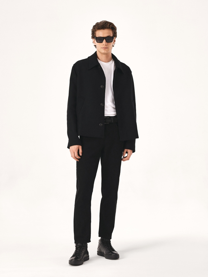 Skórzane sneakersy za kostkę