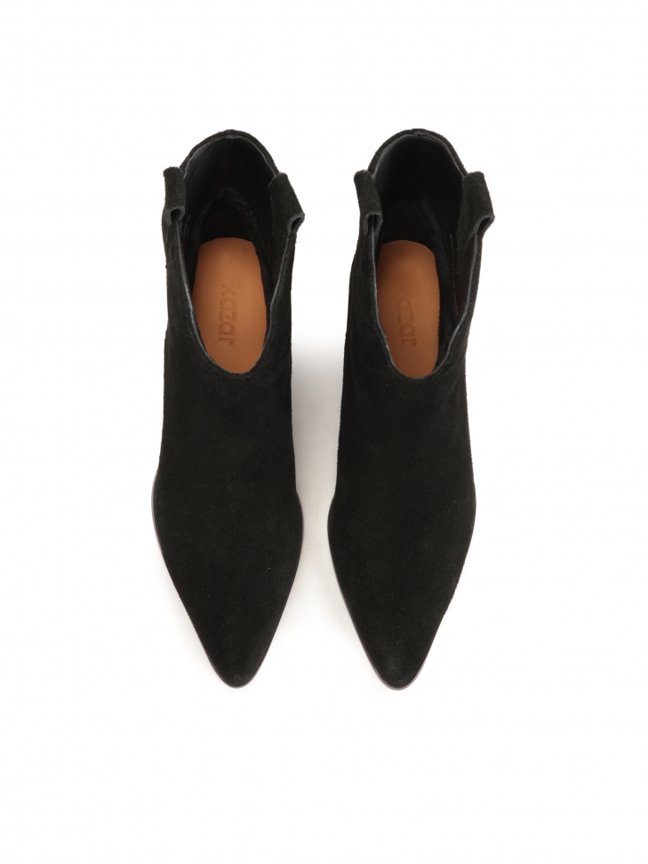 Wsuwane kowbojki z zamszu