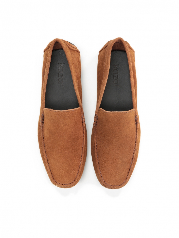 Brązowe mokasyny męskie