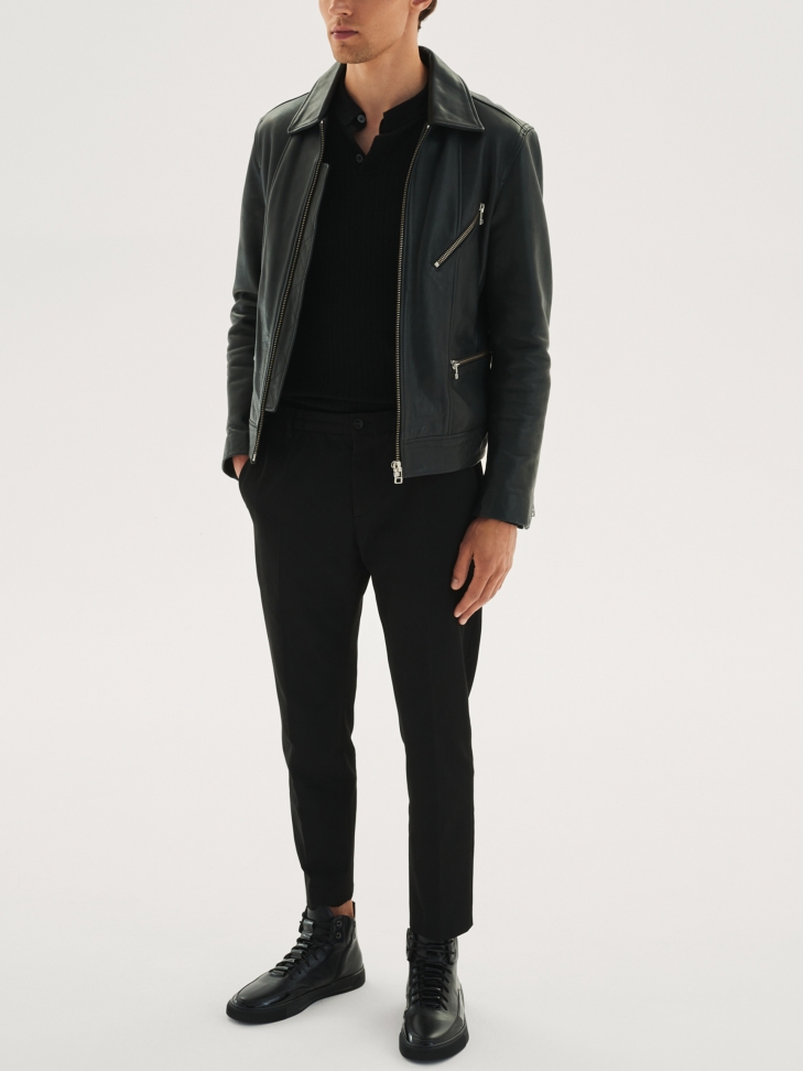 Czarne sneakersy męskie