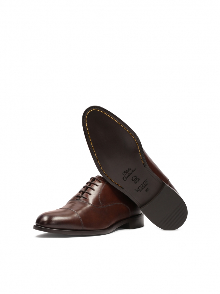 Formalne skórzane półbuty oksfordy
