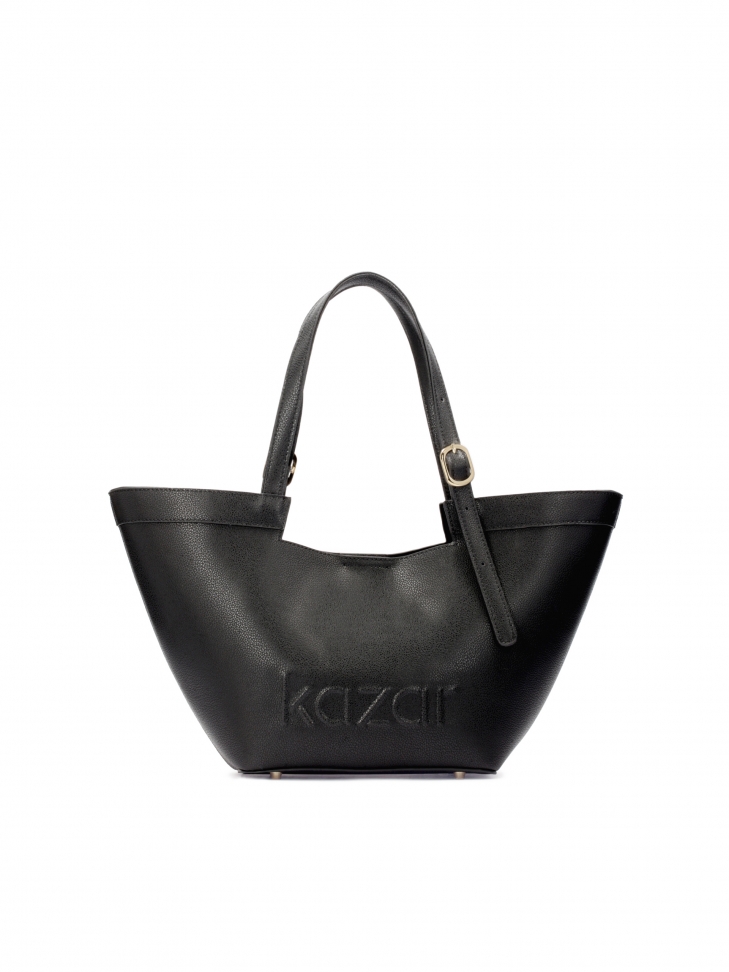 Skórzana torebka na ramię trapez