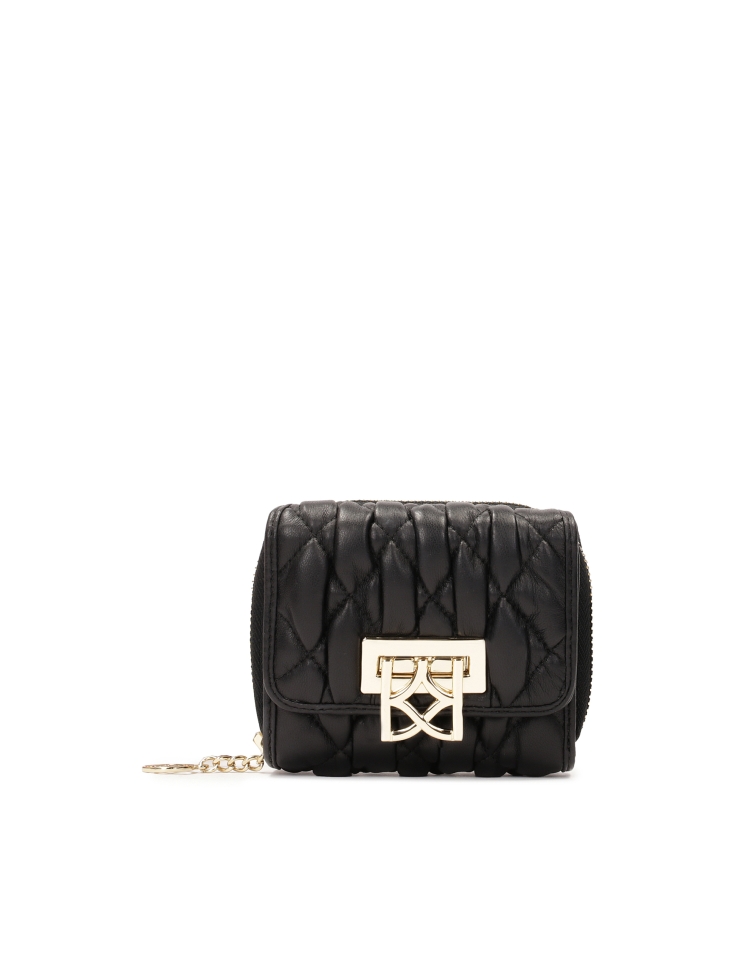 Mały miękki portfel ze skóry