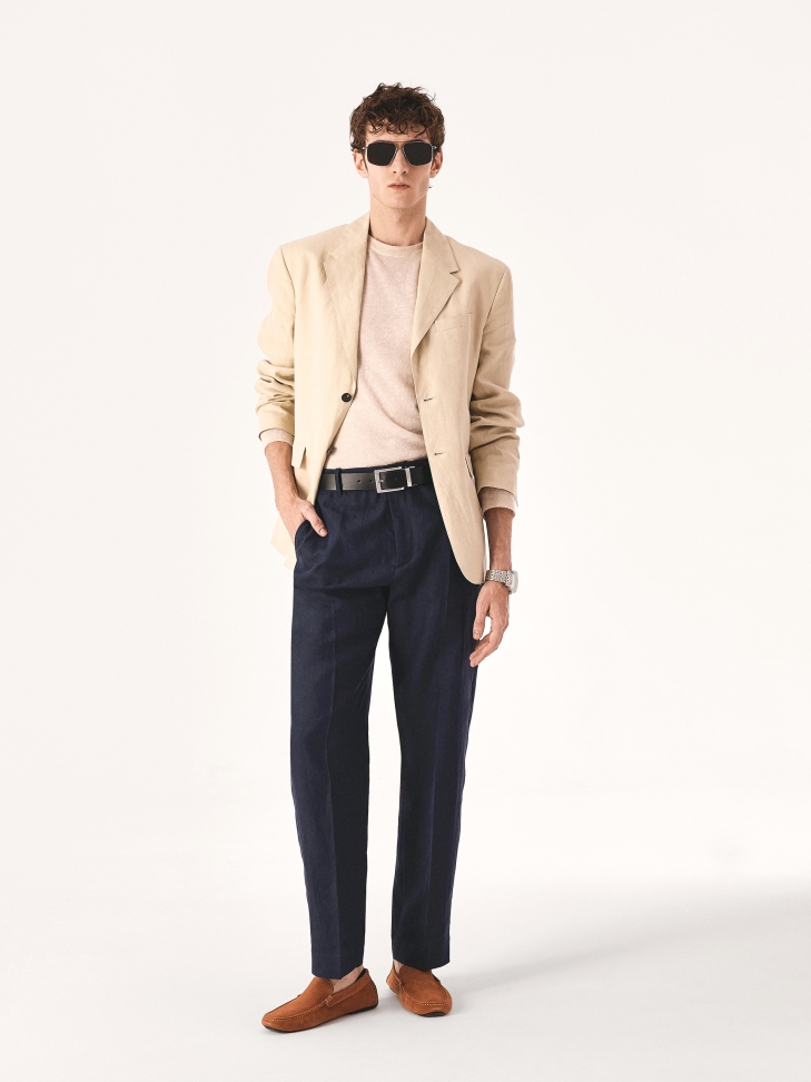 Klasyczne mokasyny z zamszu typu driving mocs