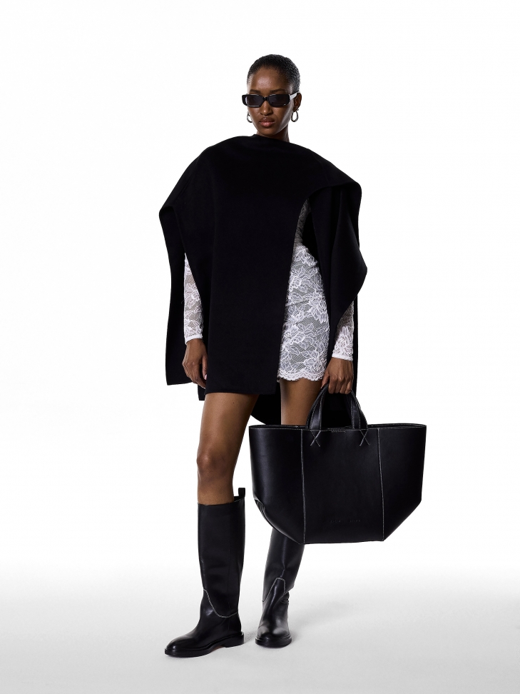 Duża tote bag z wyjmowaną saszetką