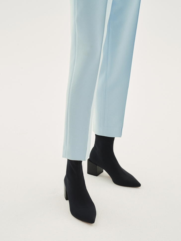 Czarne botki damskie