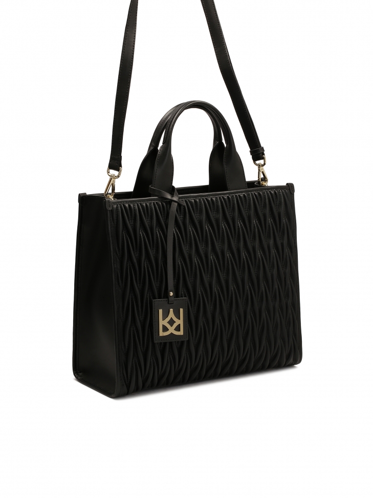 Duża torebka Tote Bag z dwoma rączkami i paskiem