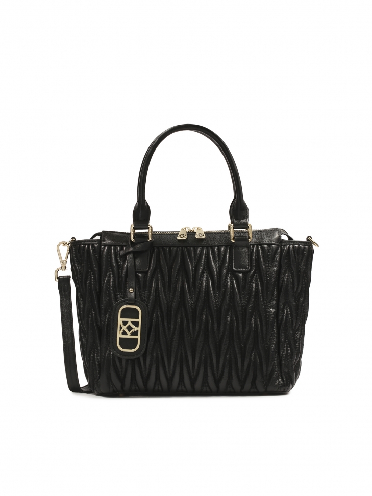 Elegancka torebka w pikowany finezyjny wzór