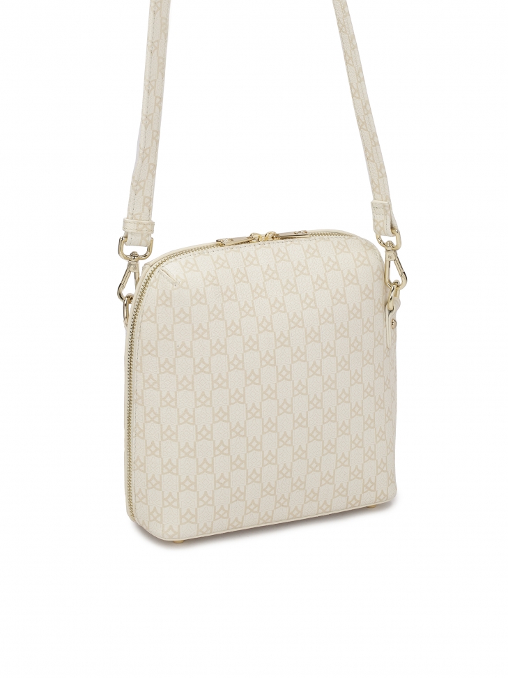 Skórzana torebka w monogramy KAZAR