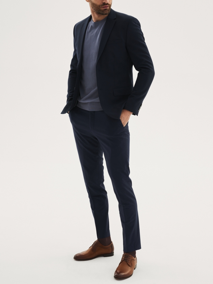 Brązowe półbuty męskie