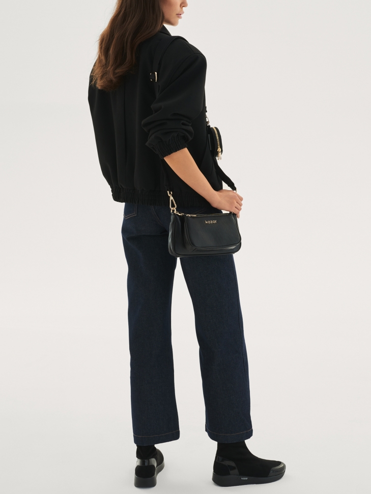 Czarne sneakersy damskie