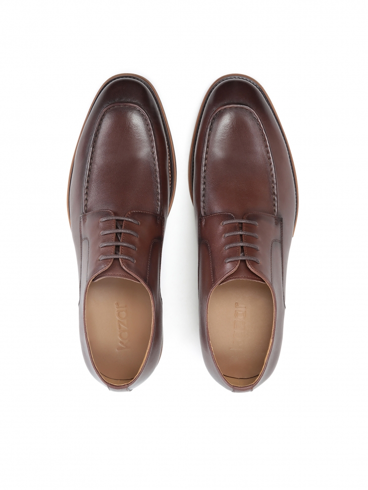 Brązowe półbuty męskie