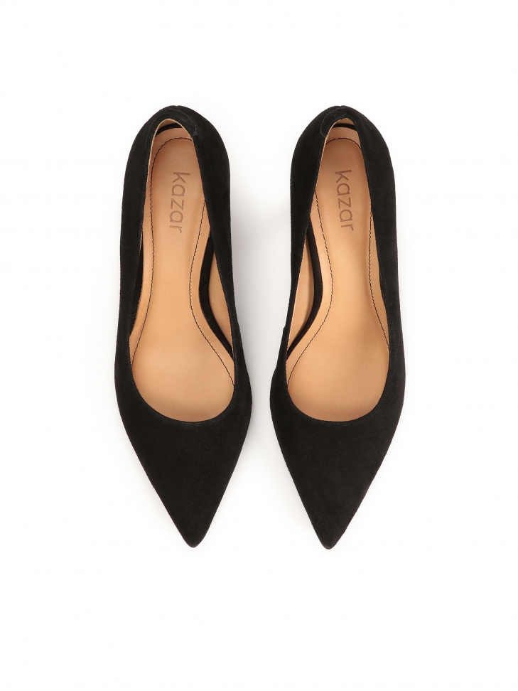 Zamszowe czółenka minimal