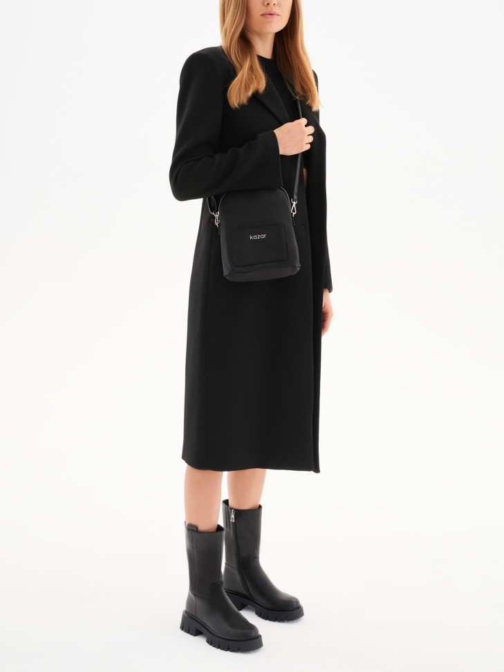 Czarne trzewiki damskie