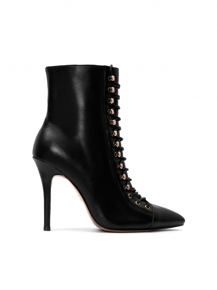 Czarne botki damskie