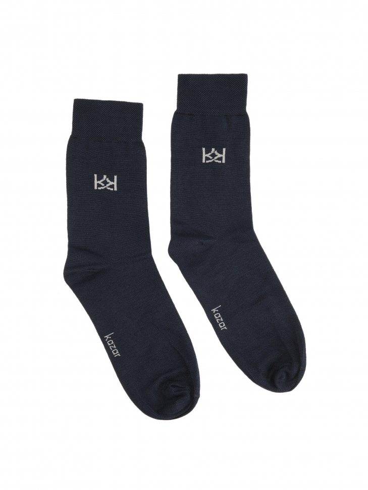 Skarpety męskie z merceryzowanej bawełny