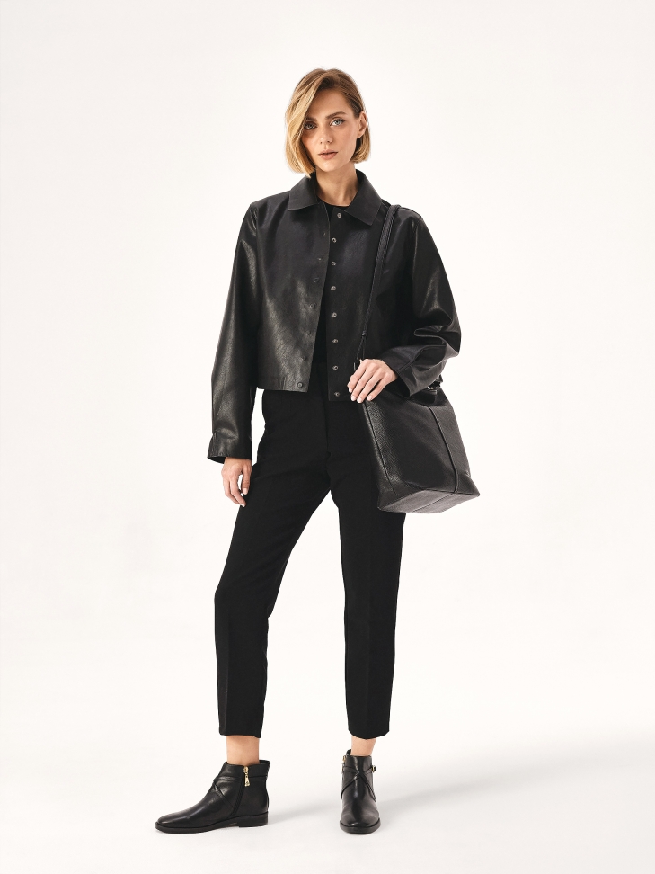 Luźna torebka z dwoma paskami