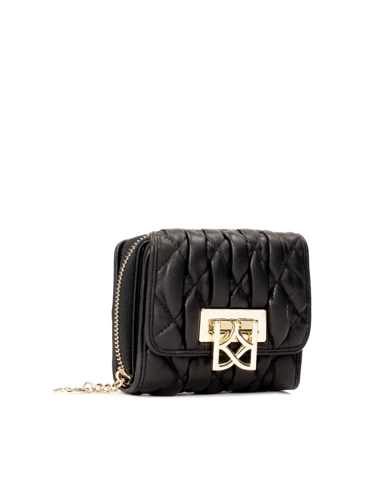 Mały miękki portfel ze skóry