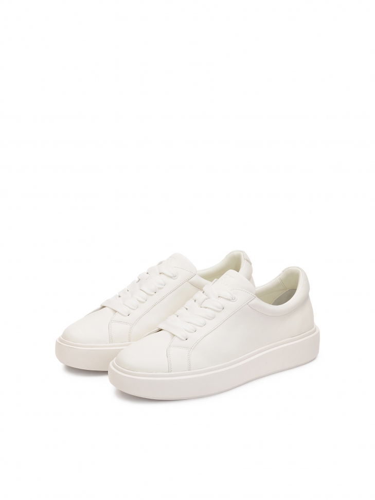 Skórzane męskie sneakersy