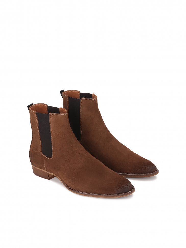 Brązowe sztyblety męskie