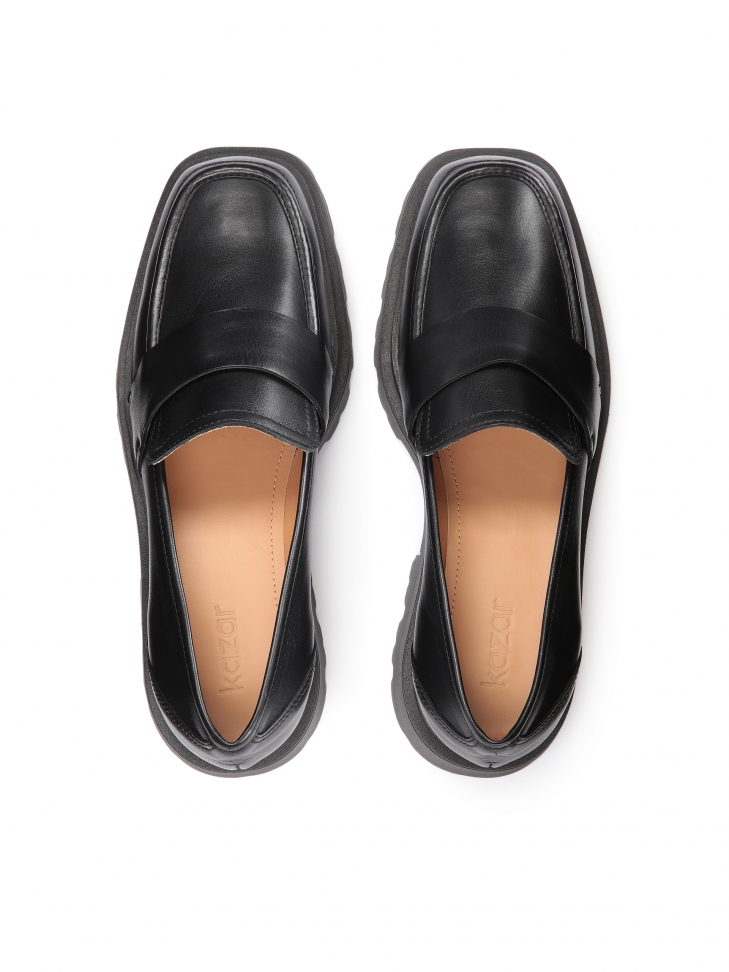 Komfortowe skórzane półbuty damskie