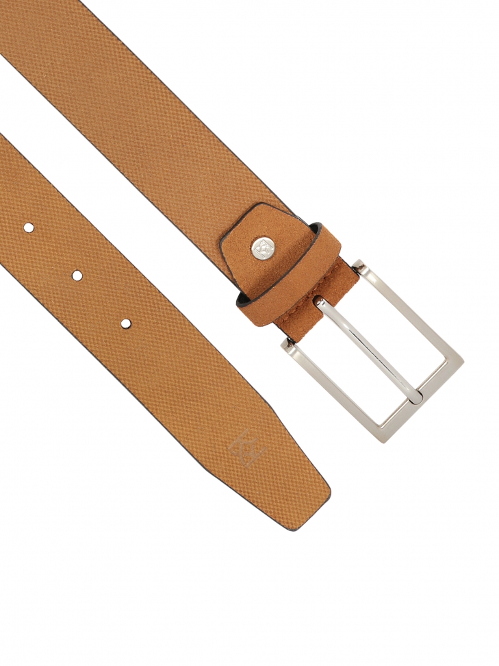 Casualowy pasek męski z zamszu