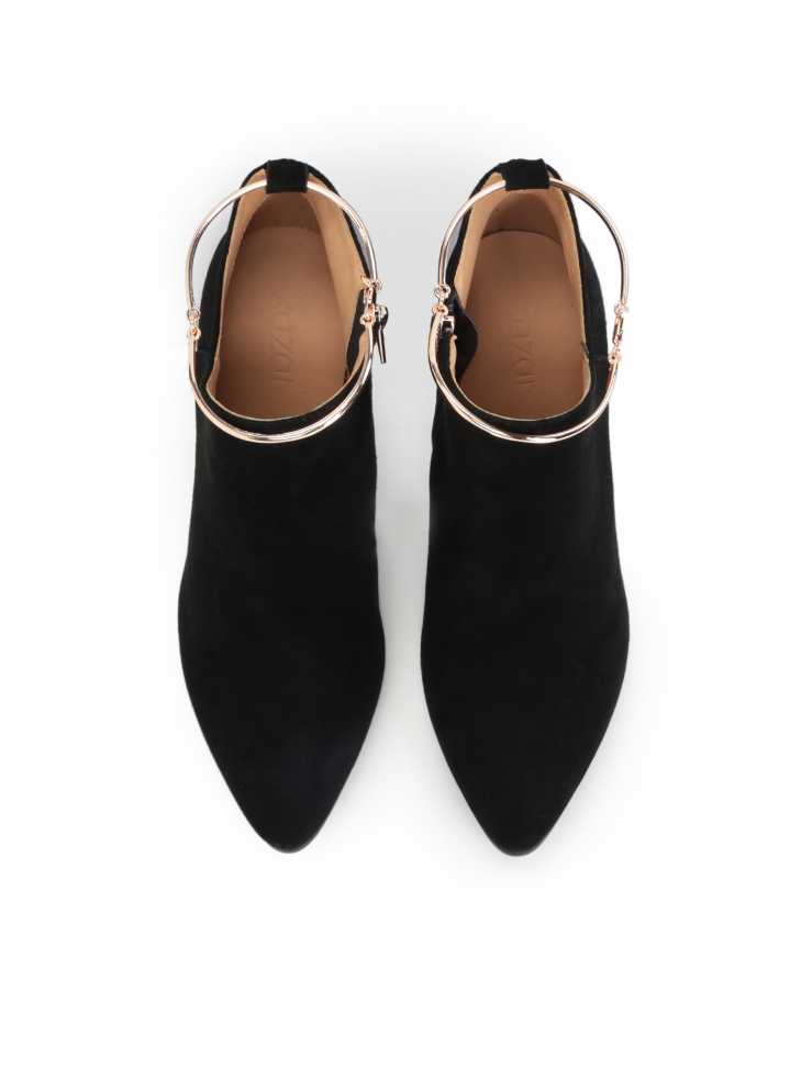 Czarne botki damskie