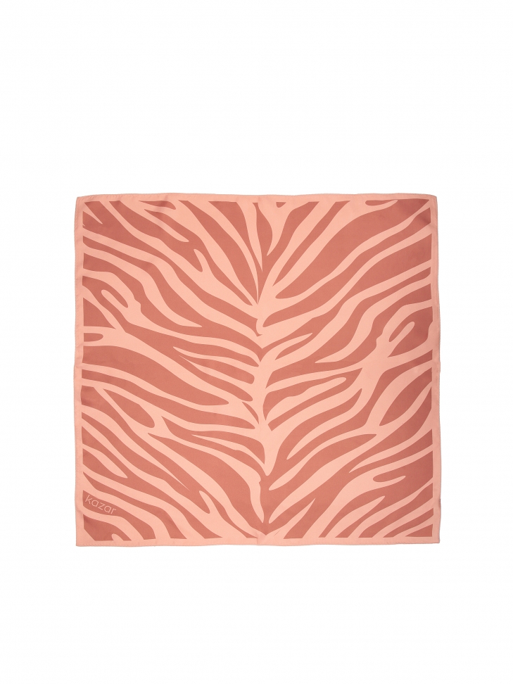 Wzorzysta apaszka z jedwabiu