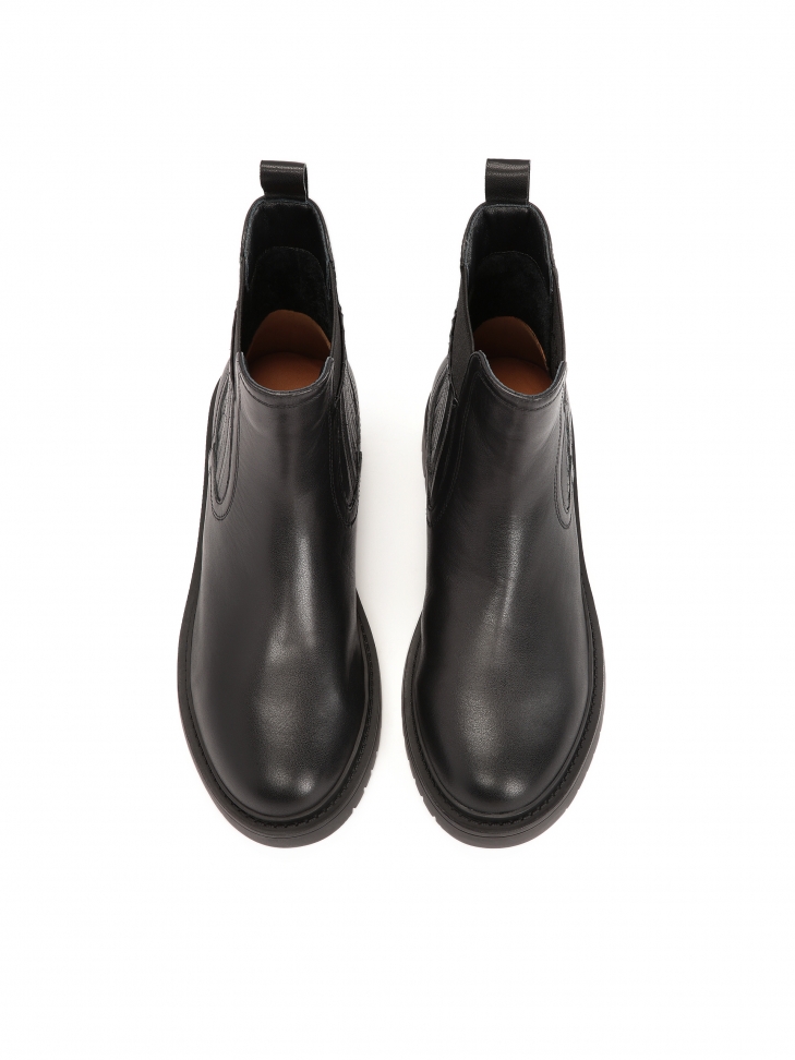 Miejskie sztyblety z wsuwaną cholewką