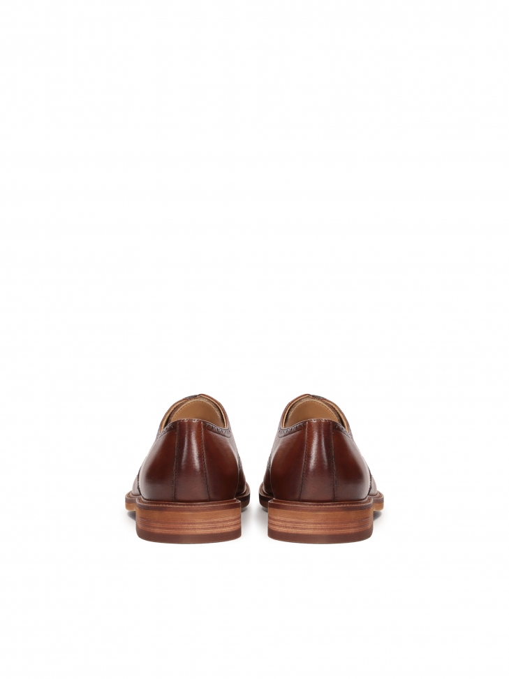 Skórzane półbuty wizytowe Brogsy