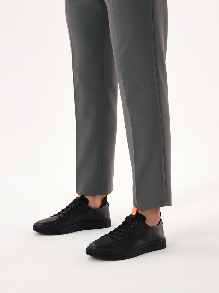 Sneakersy męskie z wysokim zapiętkiem