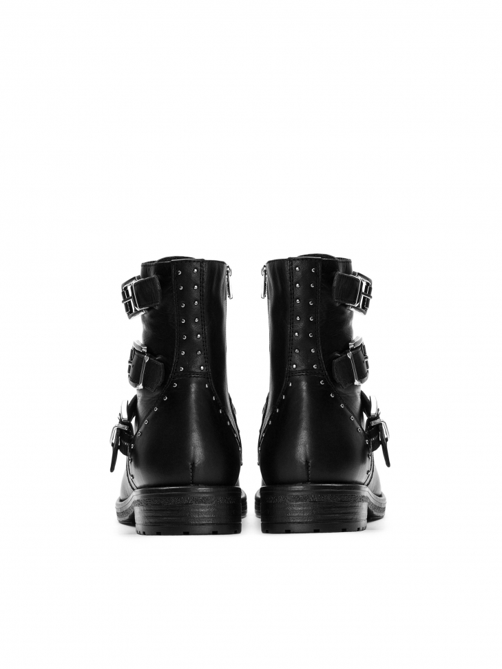 Czarne trzewiki damskie