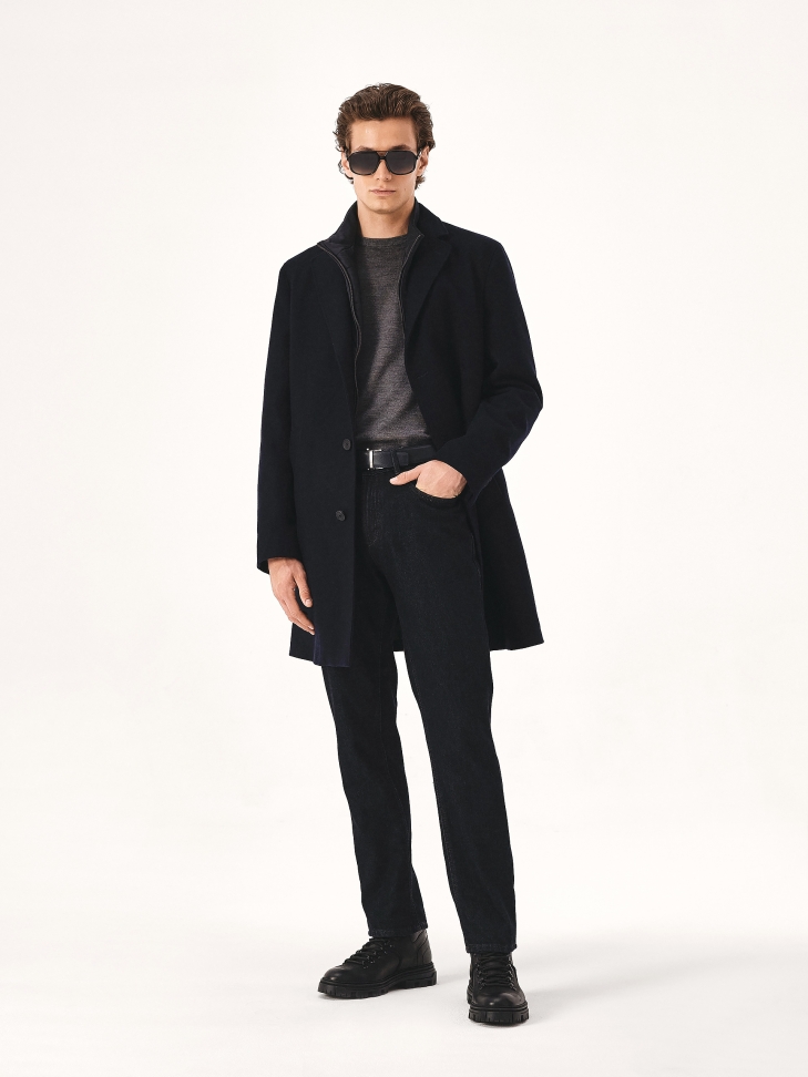 Czarne trzewiki z matowym wykończeniem