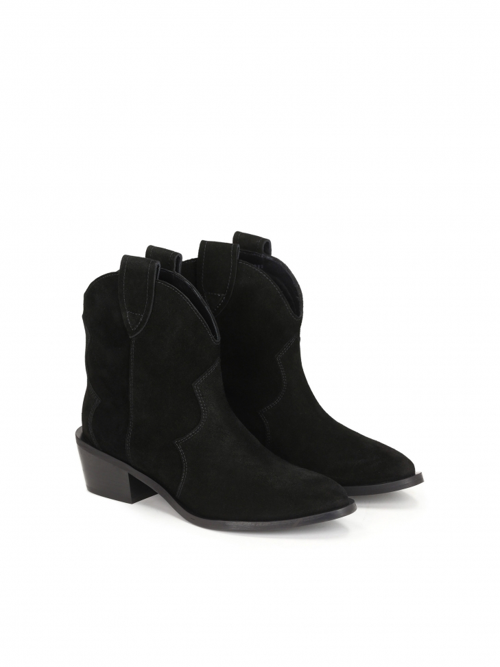 Czarne botki damskie